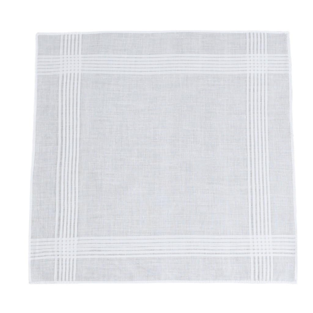 12 Stück reine weiße Taschentücher, Unisex-Taschentücher, Hochzeit Bräutigam und Braut Für Herren