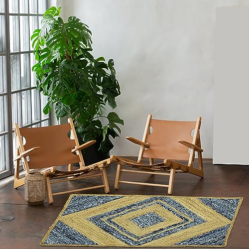 Tapis de couloir géométrique résistant pour zone à fort passage - 3