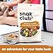 Snak Club Peanut Butter Chocolate Trail Mix with Peanuts, Peanut Butter M&M’S, Toffee Peanuts, and Pretzels, 11 oz Resealable Bag