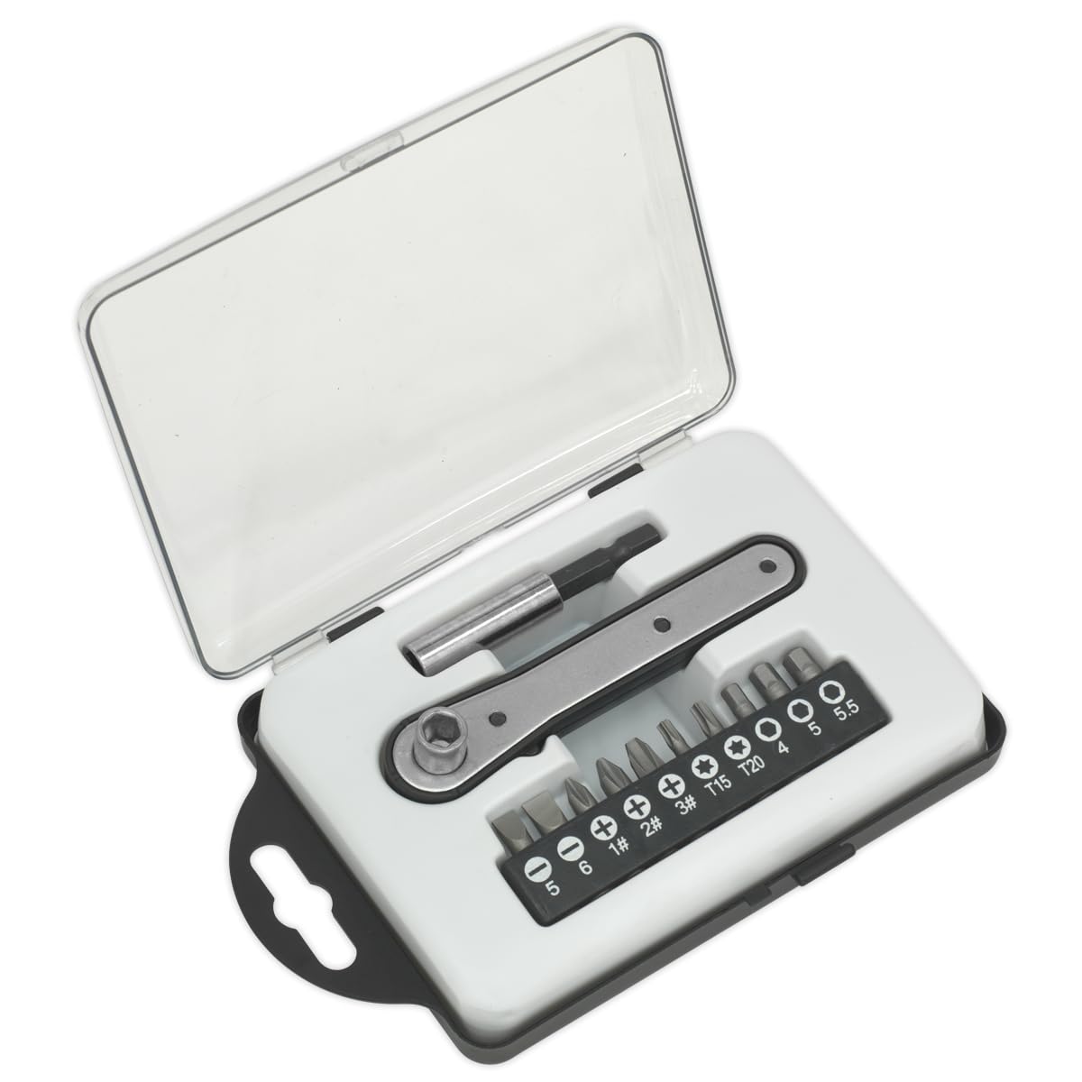 Siegen S0775 Ratchet Driver Bit Set 12pc