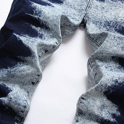 Men's Printed Stretch Fashion Jeans Slim Fit Casual Skinny Denim Pants Straight Leg Comfort Jogger Jeans3