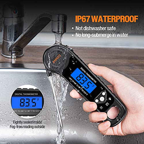 Ammzo EK-01 Meat Thermometer Digital, Candy Thermometer Food Thermometer Instant Read Thermometer Waterproof thumb #4