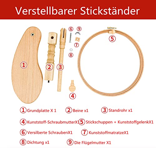 Guofa Embroidery Hoop - Supporto punto croce per