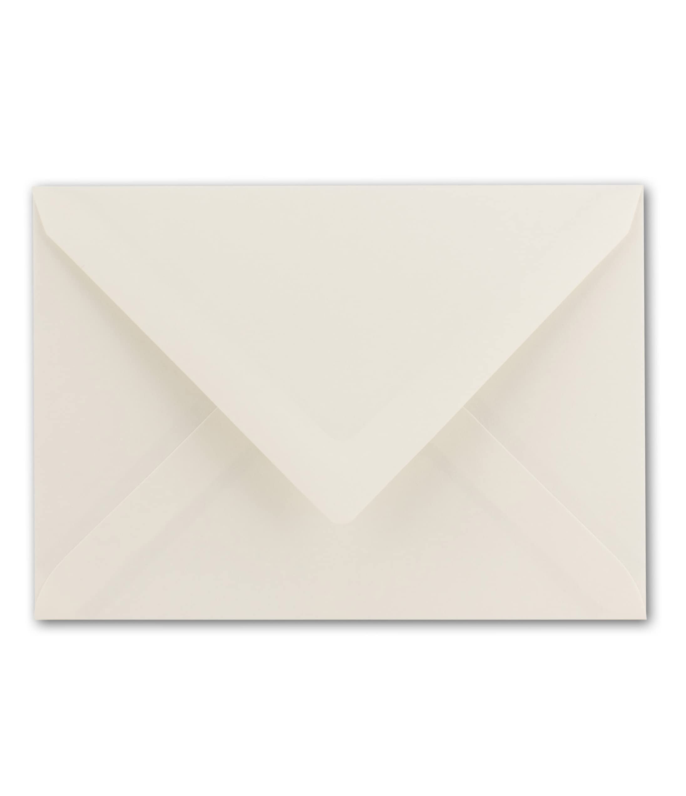 25 x enveloppes DIN C5, 15,7 x 22,5 cm, en blanc naturel avec doublure en soie dorée, collage humide, enveloppes à lettres vierges, enveloppes postales sans fenêtre au format C5, marque : FarbenFroh