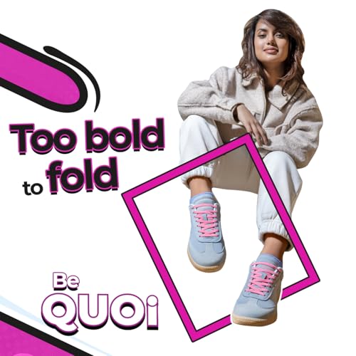 Image of YOHO Quoi Sneakers for Women | Soft Lining & Cushioned Insoles Shoes | Stylish & Casual Everyday | Vibrant Colours