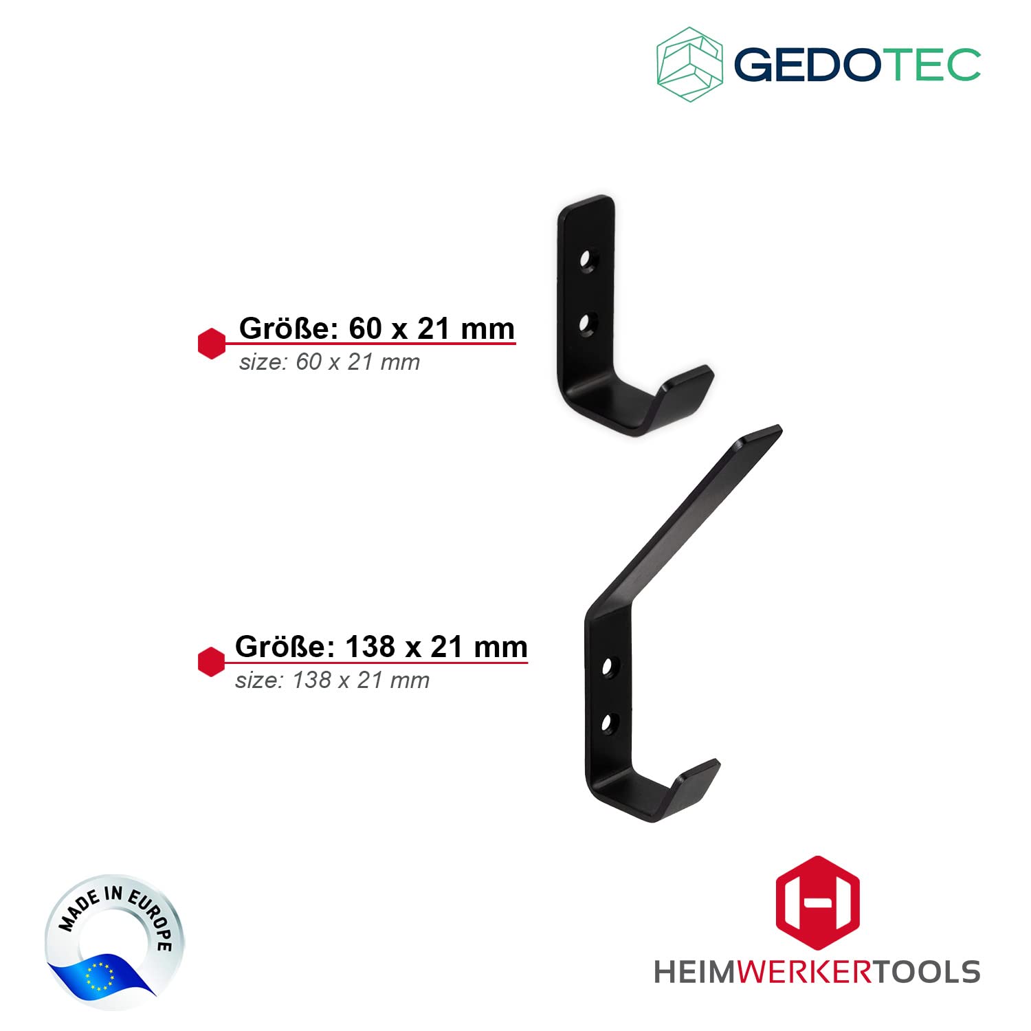 MEIJO APPENDIABITI DA Parete Ganci Attaccapanni In Acciaio Inox Da Muro - Foto 10