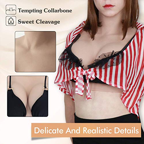 Silicone Breast Forms for Crossdressers Breastplate Crossdresser Silicone Fake boobs Transgender Cosplay Drag Queen4