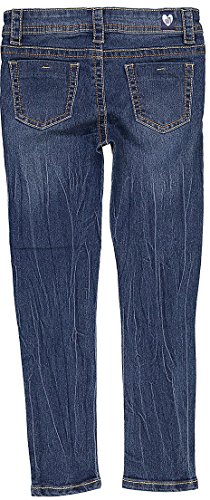 Image of ToBeInStyle Girl's Denim Easy Styling Classic Timeless Everyday Jeans Zip-Up Closure