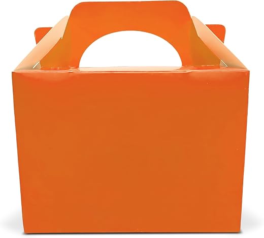 Lotus Pack of 30 Bright Red Baby Favour Boxes for Birthdays, Weddings, Baby Showers, Picnics, Halloween and Special Events, Ideal Meal Bags and Treats