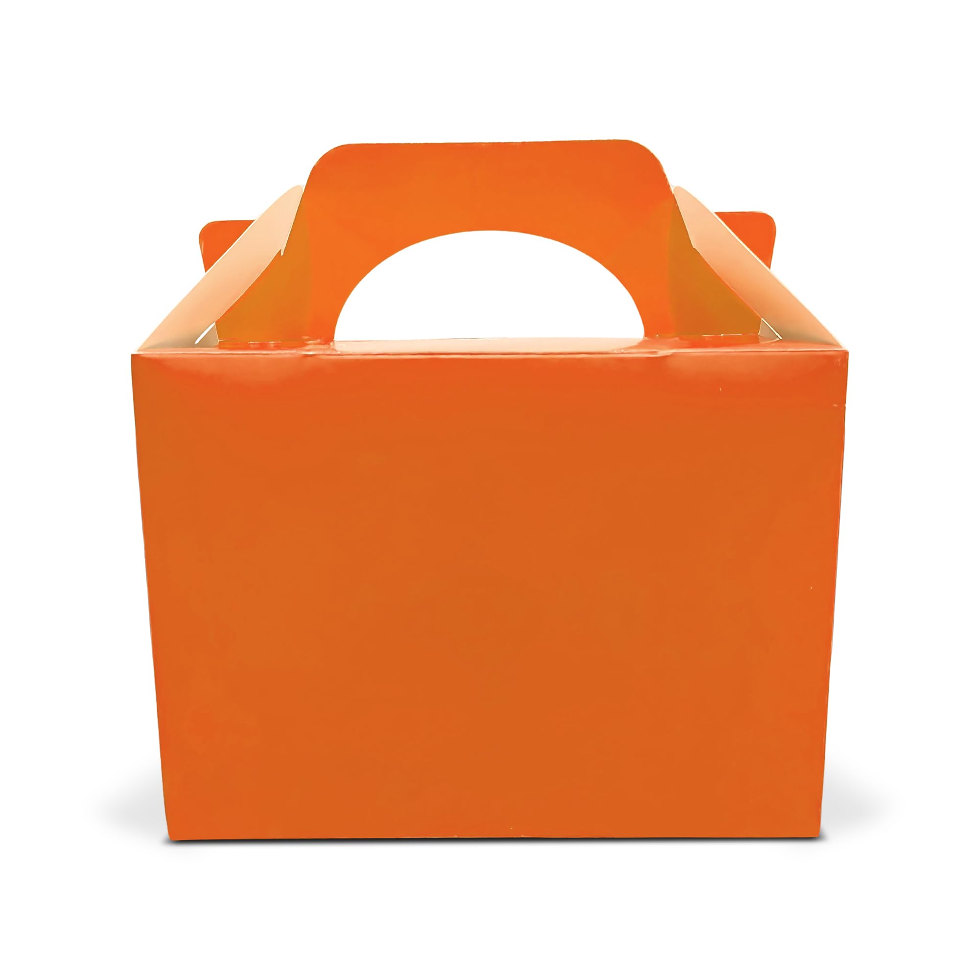 Lotus 10-Pack Orange Party Boxes for Kids - Perfect for Birthdays, Weddings, Halloween Treats and Festive Gatherings | Versatile Loot Boxes for Snacks, Gifts and Creative Celebrations(Orange)