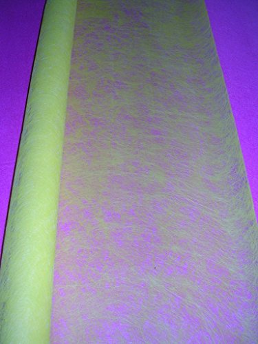 generique - CREADETEX.COM Non Tisse Vert ANIS Tissu INTISSE Chemin de Table Large 150 cm au Metre Aspect Toile araignee