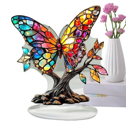 Jiimhte Figuras De Acrílico | Planos De Estatua Acrílica para El Hogar - Centros de Mesa para Interior Bar Apartamento Chimenea Cocina Oficina Entrada Dormitorio Jardín Aviario Ventana Fiesta