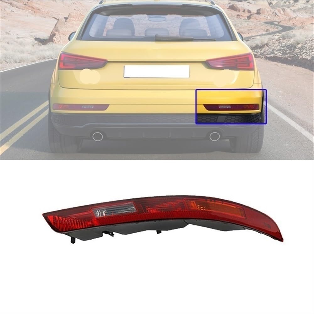 para Q3 2011-2018 parachoques trasero Luz trasera intermitente Luz de Freno parada con 4 bombillas Luz señalización trasera 8UD945095B 8UD945096B Fanale Posteriore Auto(Right for 2017-2018)