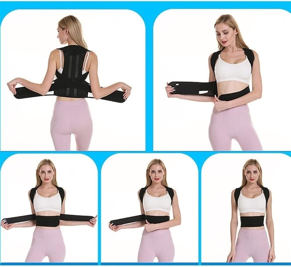 Correttore Posturale Cintura per La Schiena Supporto Completo per la Schiena Donna Uomo Vita Cintura di Sostegno Spinale Spalla Raddrizzatore per Scoliosi Correzione del Gobbo Sollievo dal Dolore,3XL