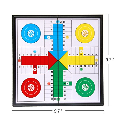 Juego de Mesa Ludo Go Magnético Plegable 10 Pulgadas miniatura 6