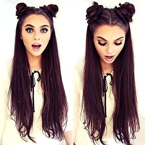 Miniatura 6 de 2 extensiones de moño para cabello con clip de orejas de gato, moño desordenado con clip de pinza para moño, accesorio de peluca, moño de orejas de