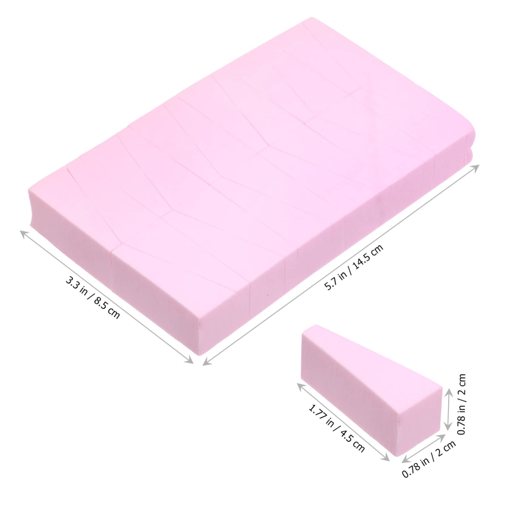 POPETPOP 216pezzi Spugne Per Trucco Triangolari Per Fondotinta Liquido Applicatori Riutilizzabili e Resistenti Per Make-up Professionale e Uso Quotidiano
