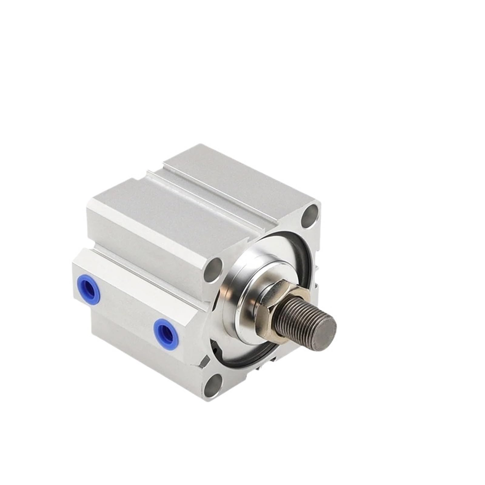 RCGKNNMUZ SDA Type Cylinder Bore SDA25 Stroke 5/10/20/25/30/40/50/100mm Double Acting SDA25-SB Compact Air Pneumatic Piston(Sda25sbx10)
