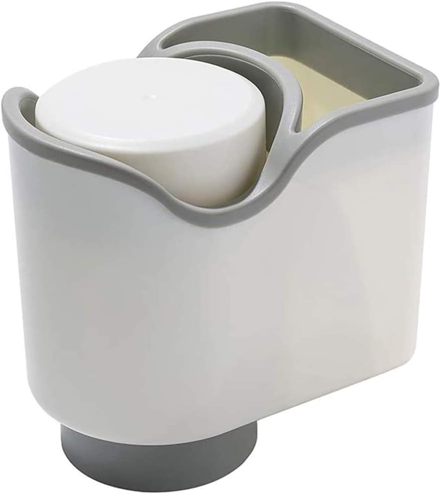 Suction Wall Mounted Tooth Cylinder Holder, Plastic Toothbrush, for Bathroom Cabinet Storage Rack(Blue)