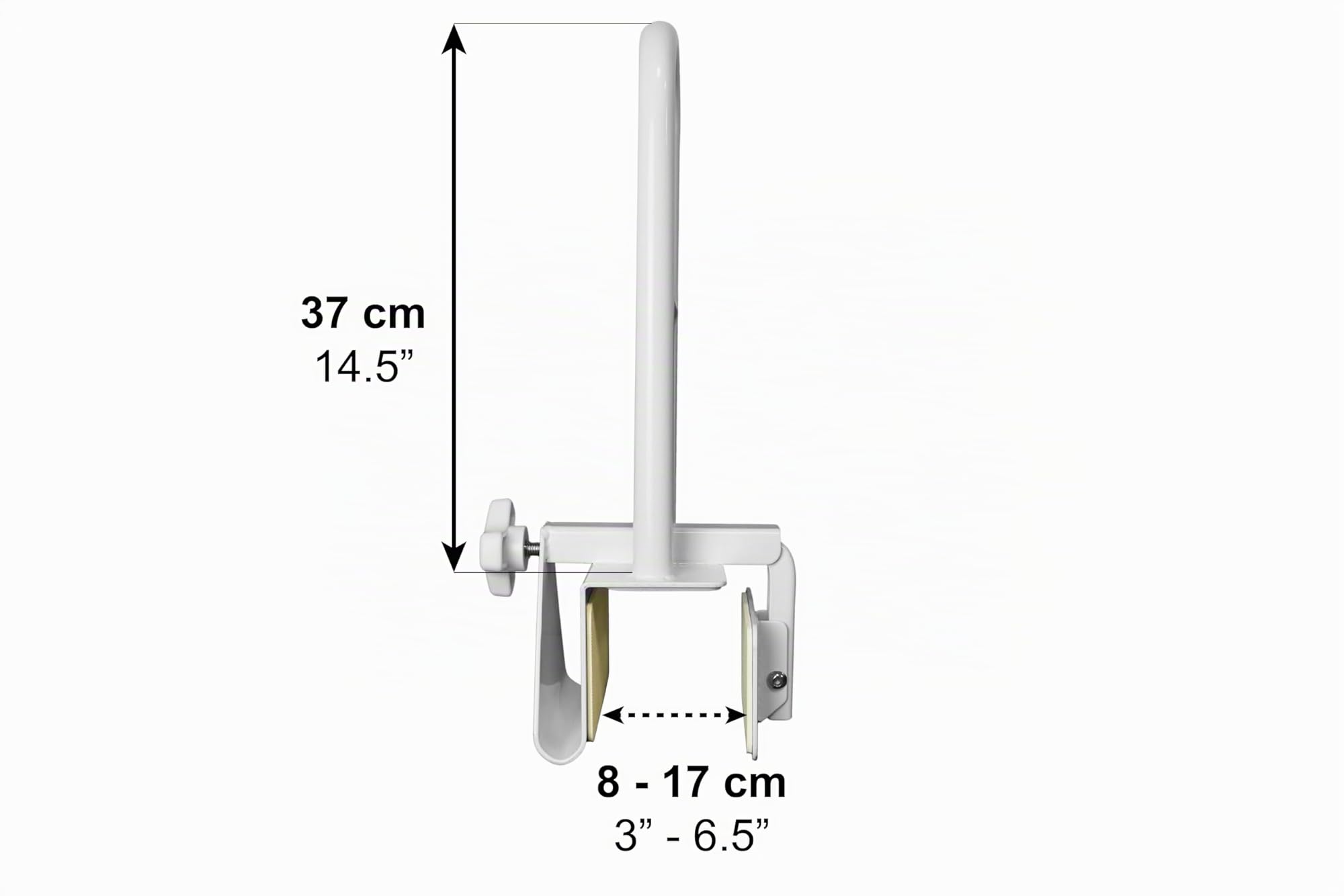 PEPE Mobility - Badewannen Einstiegshilfe Senioren, Haltegriffe Badewanne ≥8 cm, Haltegriff Bad Weiß, Ein und Ausstiegshilfe