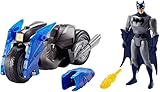 DC Justice League Action Flame Blaster Batman Figure & Batcycle Vehicle