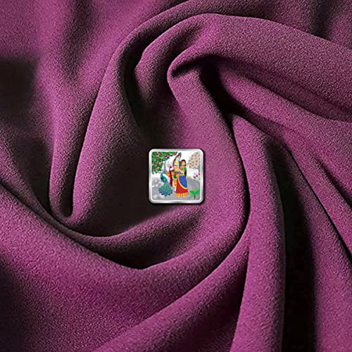 Image of Precious Moments Radha Krishna Silver Coin 10 Gram | 20 Gram | 50 Gram | 100 Gram BIS Hallmarked Round Square Flower Shaped 999 Purity with Gift Box by ACPL