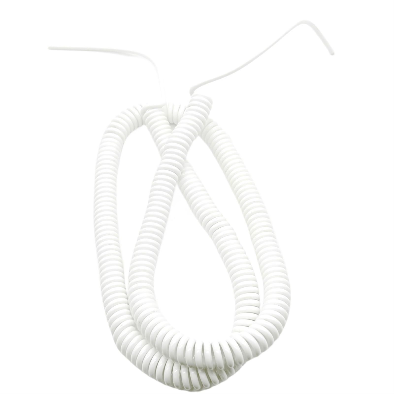 MTADSBKFP Spring Spiral Spiral Expandable Wire, 15AWG 3 Core Spiral Extension Cord, Multiple Sizes(Stretch 3.75 Meters)