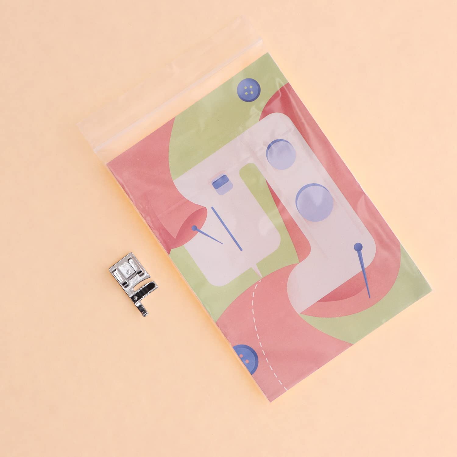 Brother Macchina Da Cucire Pied à Biais Et Ourlets Snap-On Pour Machines à Coudre - Compatible Singer, Brother, Alfa, Juki Pied à Biais Machine à Coudre