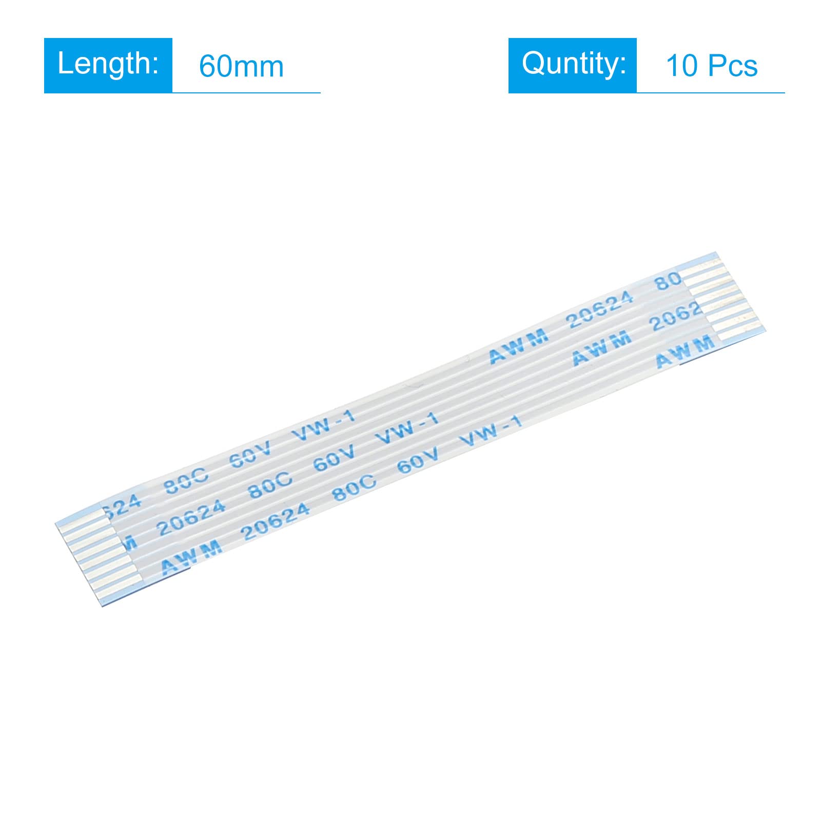 Amazon.co.jp: uxcell フレキシブルフラットケーブル 延長リボン