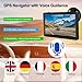 GPS Navigation for Car Truck Navigator - Navigation System 9 Inch Touchscreen, 2025 US/CA/MX Offline Maps Lifetime Free Update, Voice Guidance, Speed Cam Warning, Vehicle RV GPS para carros Trucker
