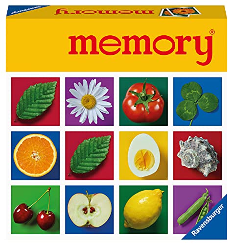 Foto von Ravensburger - 20889 - Ravensburger Classic Memory®, Neuauflage des Spieleklassikers aus dem Jahr 1969, Merkspiel für 2-8 Spieler ab 6 Jahren