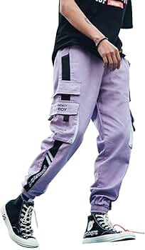 Amazon.co.jp: Aelfric Eden メンズ カーゴパンツ パッチワーク マルチ