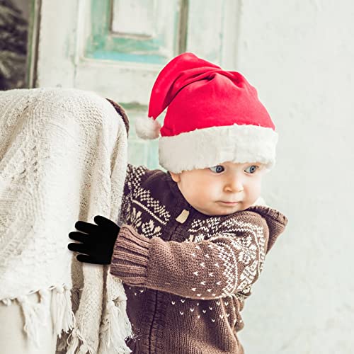 Image of ONESING 6 Pair Baby Gloves Toddler Gloves Toddler Winter Gloves Kids Gloves Winter Stretchy Knit Gloves for Kids Boys Girls