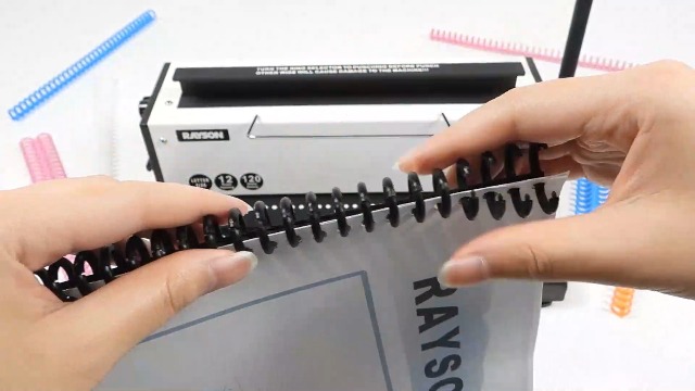 Amazon | RAYSOONER CB1234-MC プラスチック製本リング