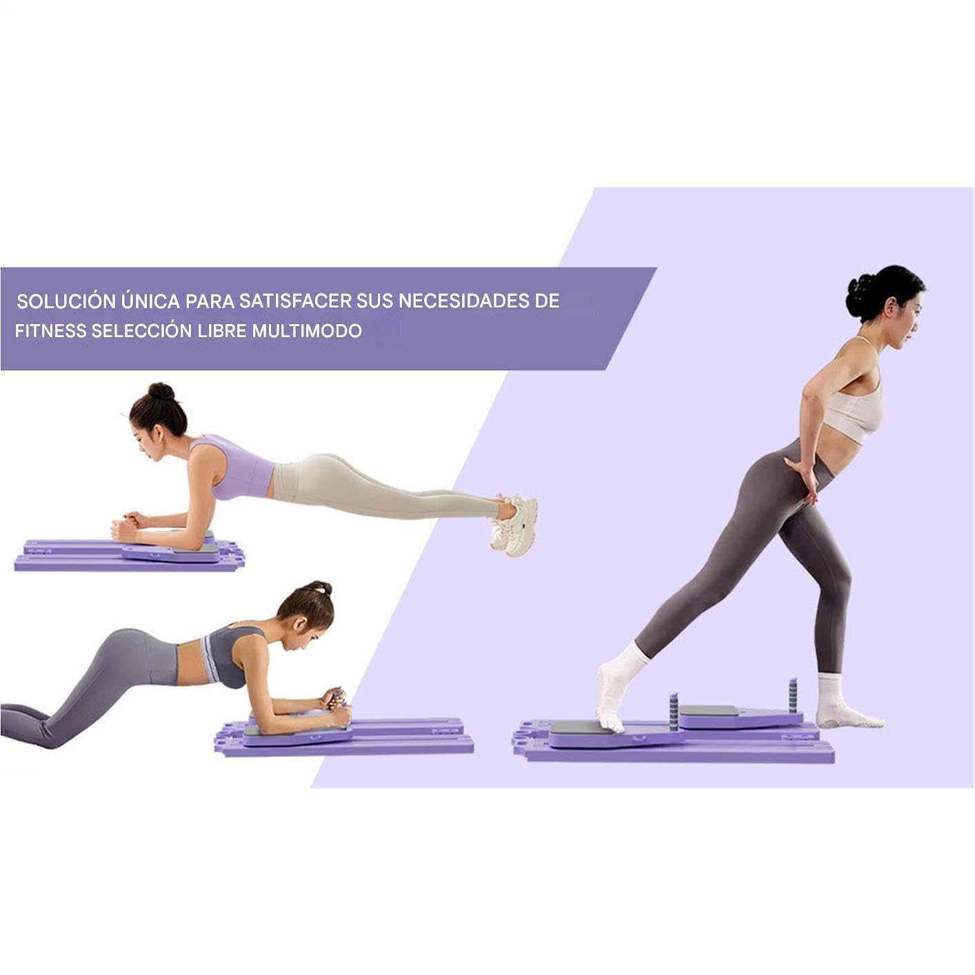 Pilates Reformer Macchina Multifunzionale Pieghevole Per Addominali | Attrezzi Per Costruzione Muscolare Equilibrio Riabilitazione Esercizi Waist