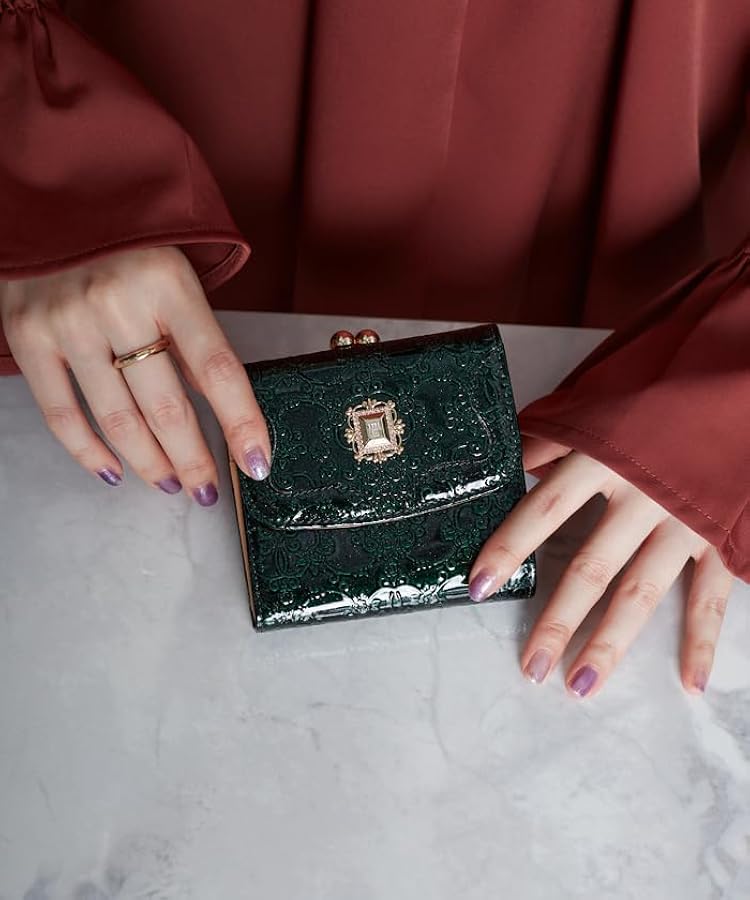 Amazon | [アナスイ] 口金二つ折り財布 ルーミー レディース ピンク(新