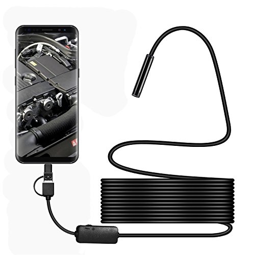 Blairemont 8mm wifi endoscope camera, usb endoscope inspection ca…