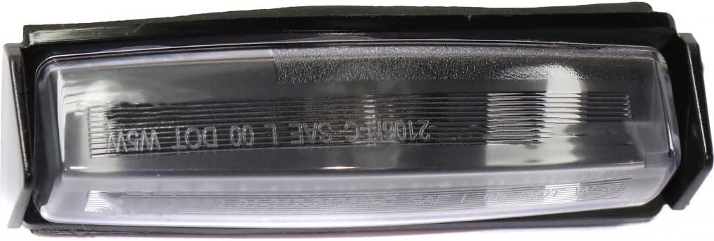 For Toyota Sienna License Plate Light Assembly 2004-2010 Driver OR Passenger Side | Single Piece | CAPA | TO2870102