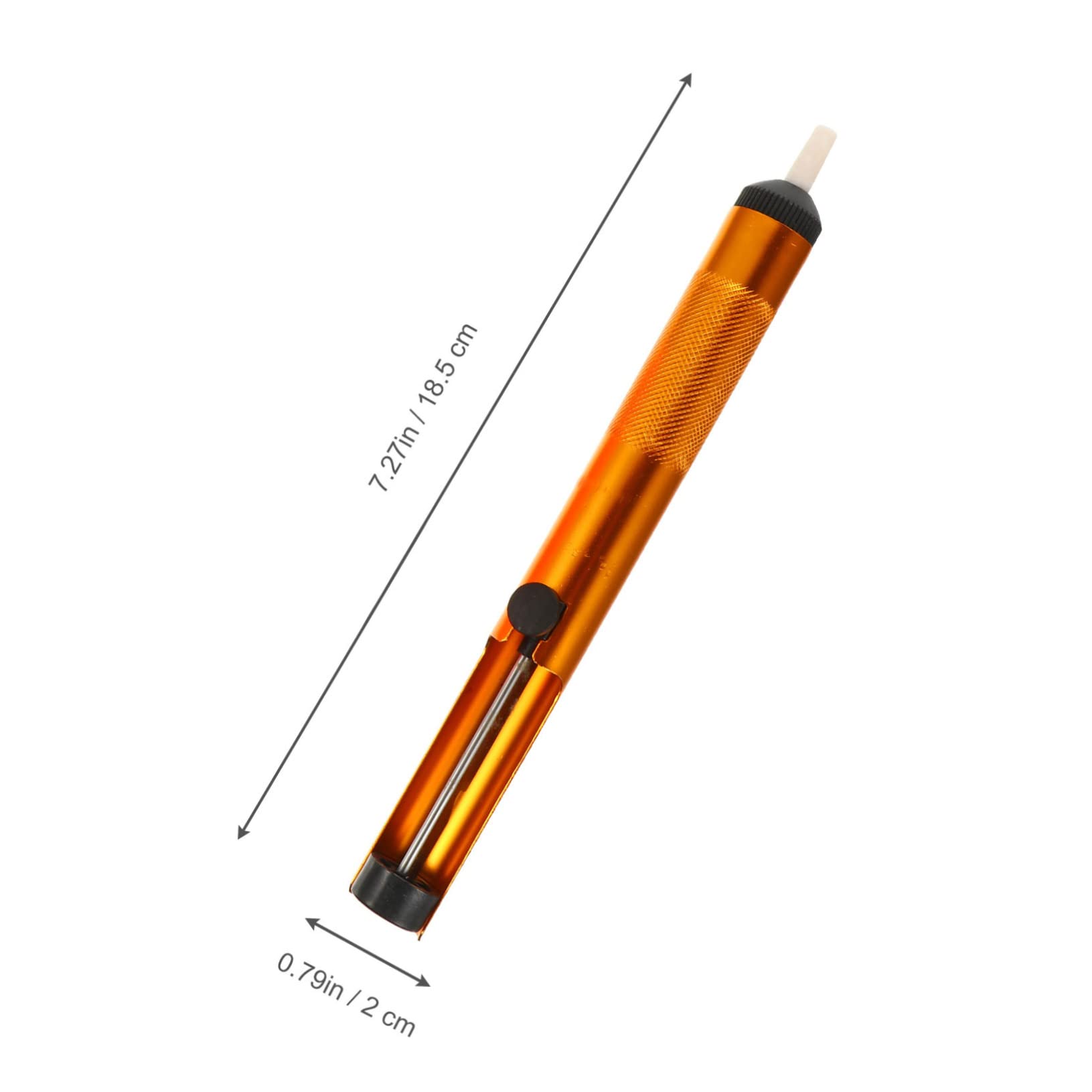 MUCKLILY 1set Welding Soldering Desoldering Wick Solder Kit Soldering Tools Solder Auxiliary Tool Desoldering Tool Solder Sucker Desoldering Pump Desoldering Vacuum Pump Aluminum Orange 6pcs