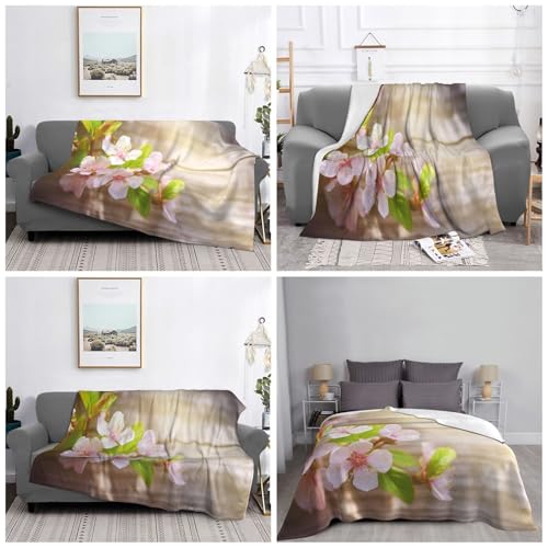 Plaid de canapé floral : couverture ultra douce pour salon chic