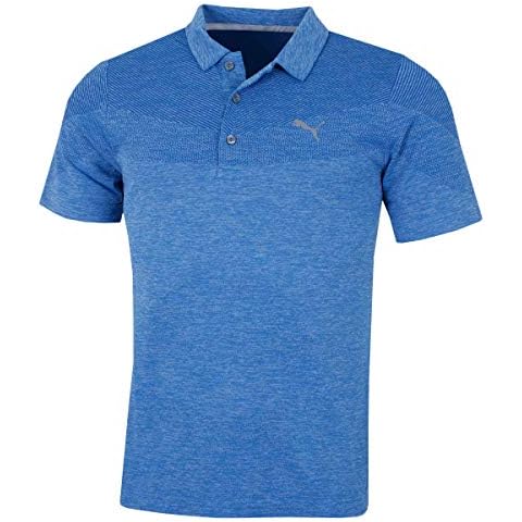 Polo Puma Evoknit sin costuras azul Lapis Cover