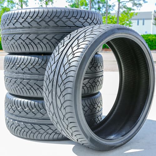 Set of 4 (FOUR) Dcenti D9000 All-Season Truck/SUV High Performance Radial Tires-305/30R26 305/30ZR26 305/30/26 305/30-26 109W Load Range XL 4-Ply BSW Black Side Wall UTQG 320AA