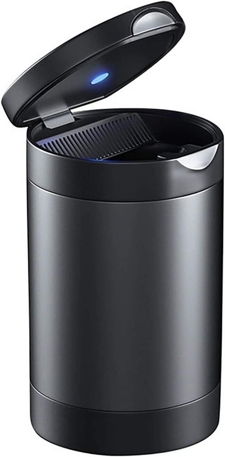 Car Ashtray fit for Opel Adam Karl Corsa Tigra Astra Olympia, Portable Travel Auto Car Ashtray, Easy Clean Up Detachable Car Ashtray with LED Light