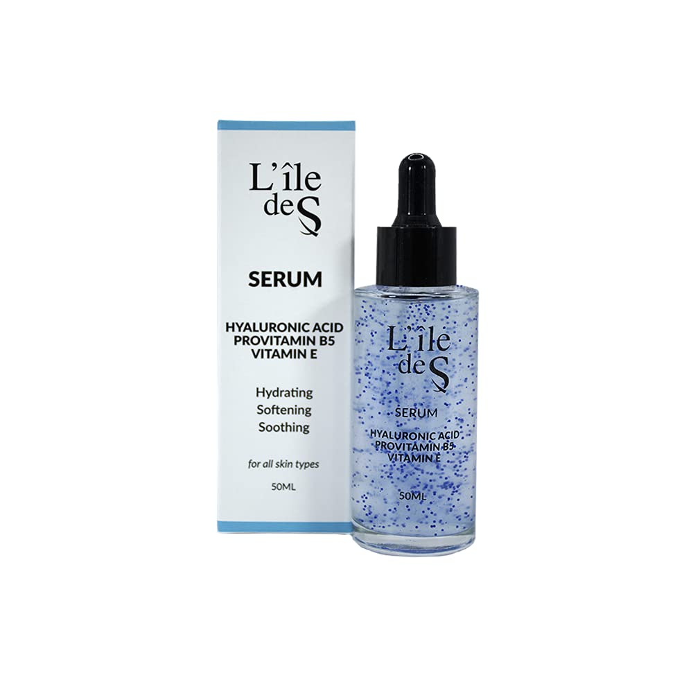 L'ile deS Hyaluronic Acid Serum with Provitamin B5 and Vitamin E - 50ml