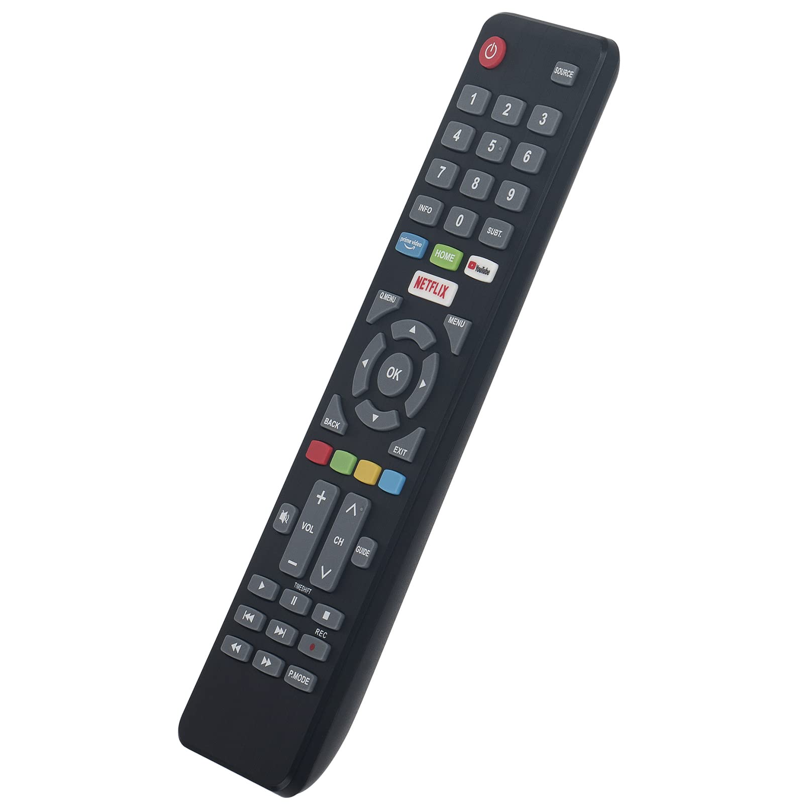 Telecomando Sostitutivo MBE532 Per TV Linsar Ultra HD: Modelli LS75UHDSM20, LS82UHDSM20, LS65UHDSM21 (Batterie NON Incluse)