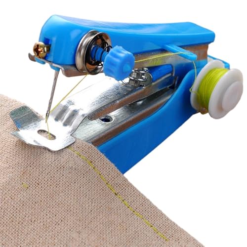 Máquina de coser manual portátil: práctica máquina de coser manual, herramienta de costura profesional multiusos, adecuada para ropa, cortinas, lana y seda, ideal para el hogar y los viajes Máquina de coser manual portátil: práctica máquina de coser manual, herramienta de costura profesional multiusos, adecuada para ropa, cortinas, lana y seda, ideal para el hogar y los viajes