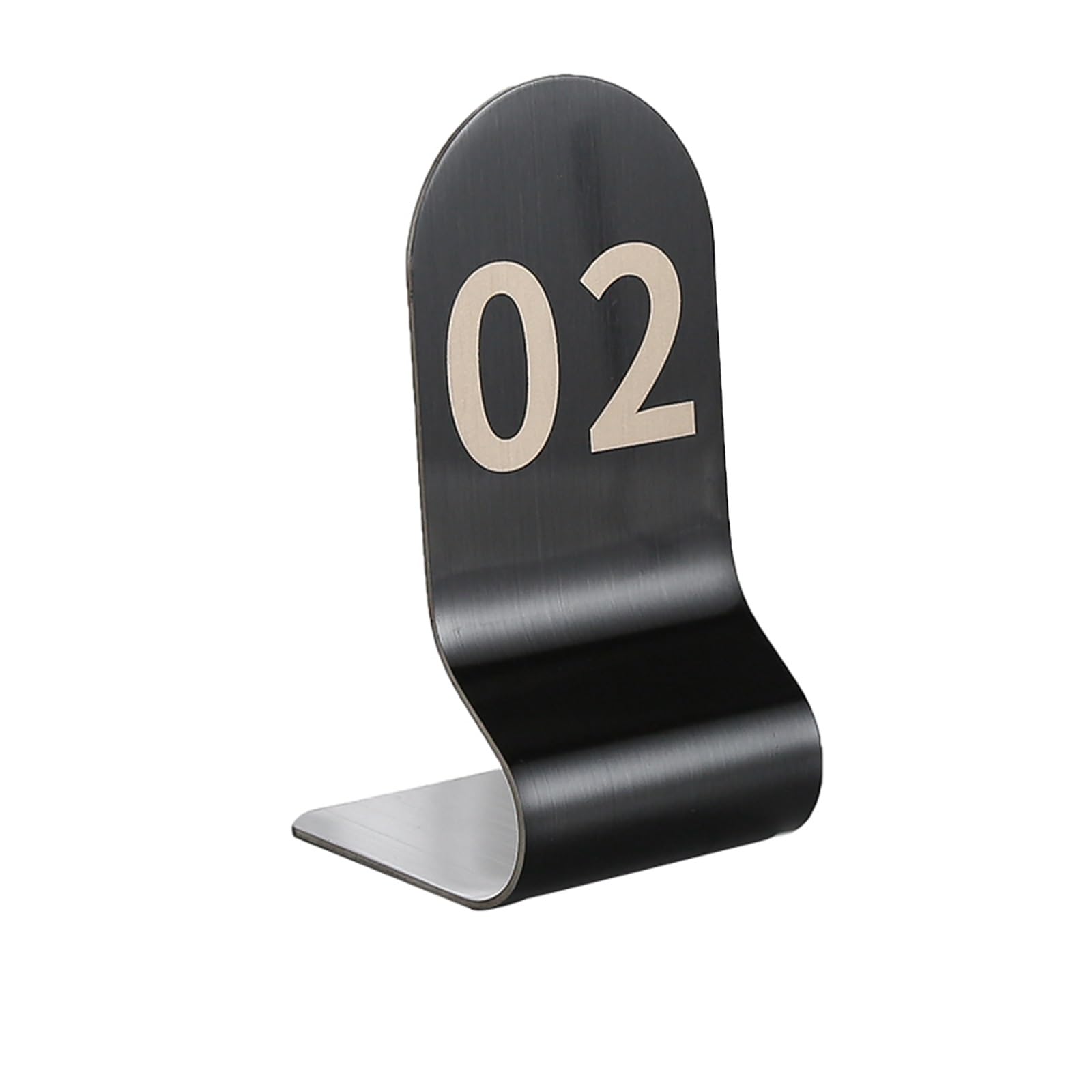 Letreros De Números De Mesa De Restaurante, Numeros De Mesa Digitales Apilables De Acero Inoxidable, Tarjetas De Números De Mesa para Restaurante Cafés Bodas Banquetes, 12 * 6 cm(Negro,11-15)