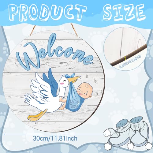 Chunful-Baby-Boy-Door-Sign-Gender-Reveal-Welcome-Sign-Hanging-Wreath-Round-Rustic-Wood-Farmhouse-Decorations-Holiday-Front-Door-Decor-for-Baby-Shower-Porch-Party-Supplies Chunful Baby Boy Door Sign Gender Reveal Welcome Sign Hanging Wreath Round Rustic Wood Farmhouse Decorations Holiday Front Door Decor for Baby Shower Porch Party Supplies