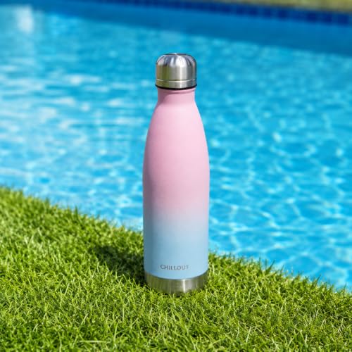 Image of CHILLOUT LIFE 17oz Insulated Stainless Steel Water Bottle, Leak Proof