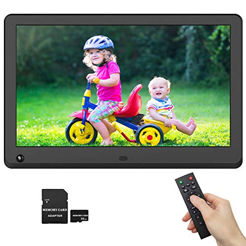 Digital Picture Frame 12 Inch IPS Screen 1920x1080 16:9 Photo Auto Rotate, Motion